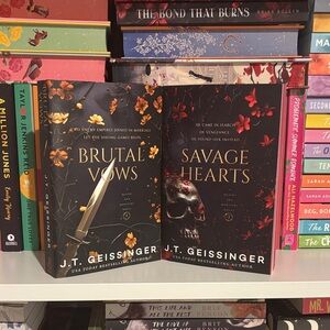 J.T. Geissinger Book Set - Brutal Vows & Savage Hearts